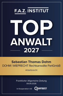 F.A.Z.-Siegel für Sebastian Thomas Dohm