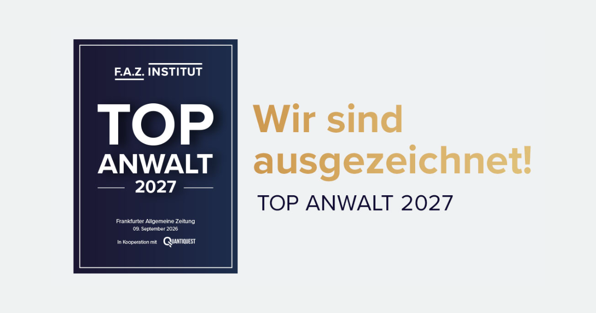TOP Anwalt 2027 für Arbeitsrecht